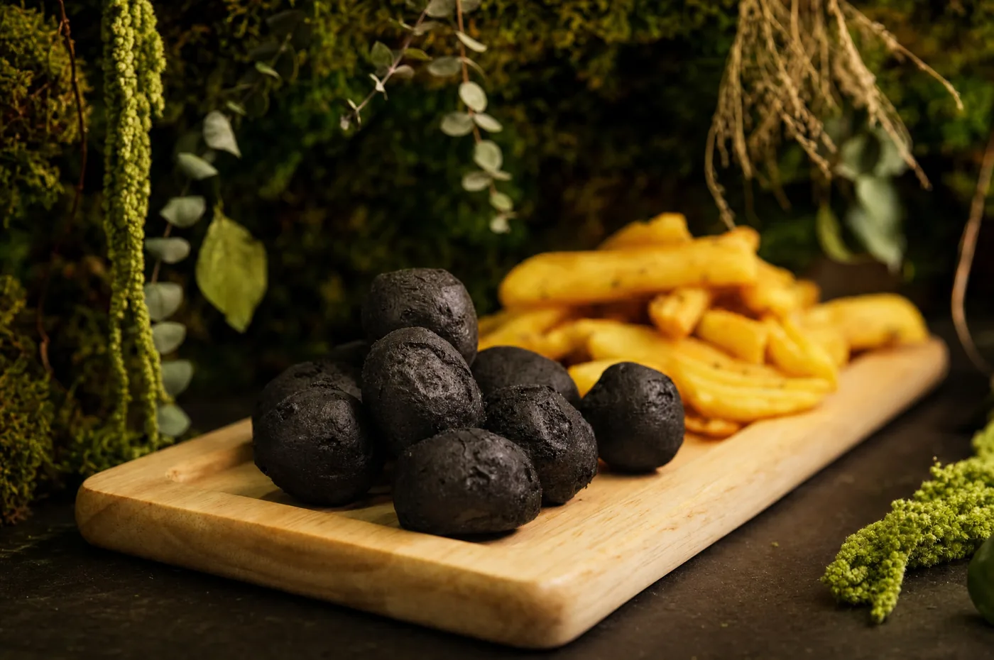 Nuggets de cheddar negru