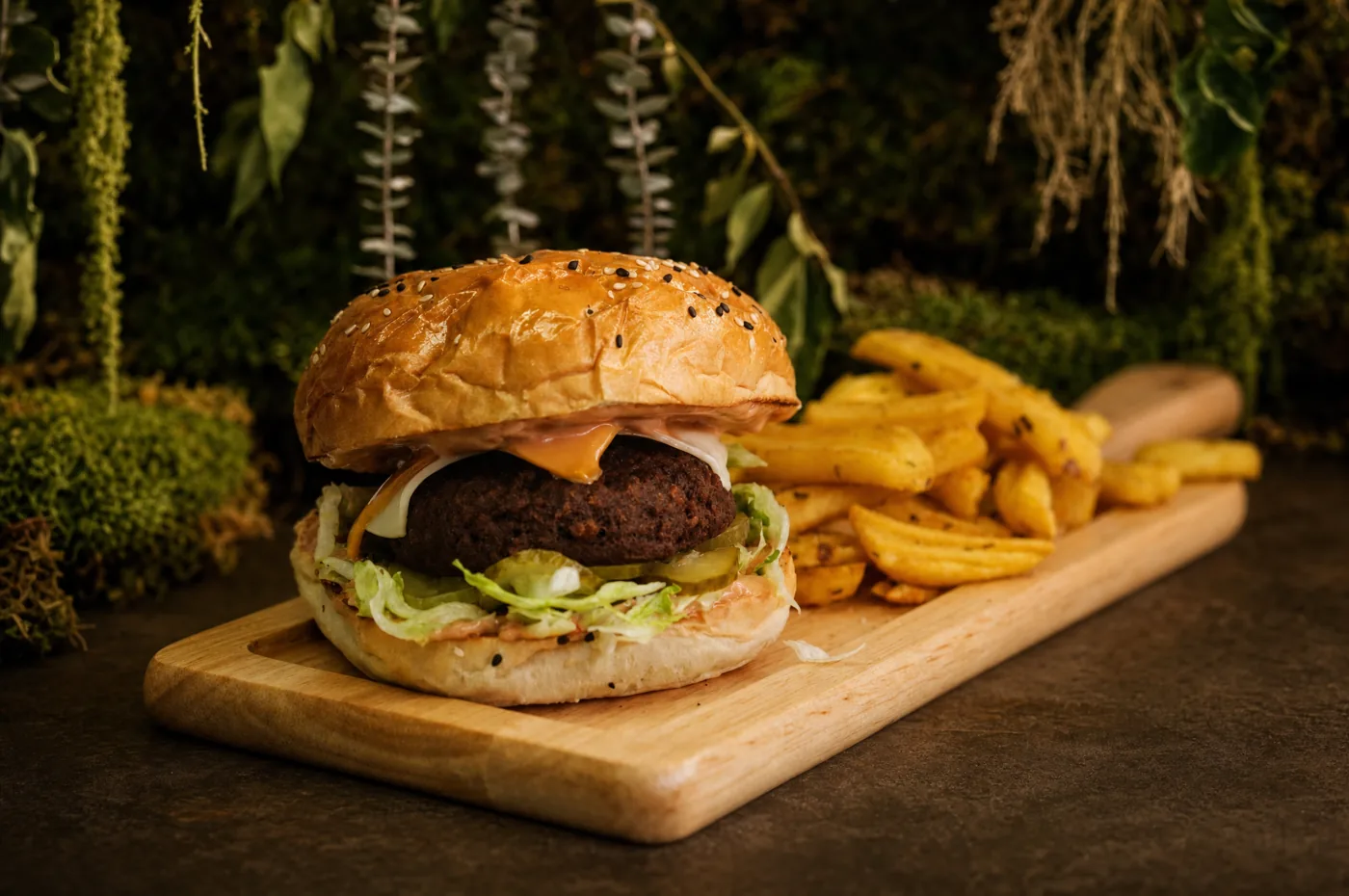 No Meat Burger